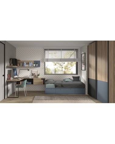 Dormitorio Juvenil J0221 - coleccion formas evolution