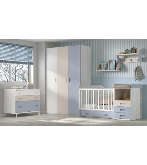 Dormitorio Juvenil J0238 - coleccion formas evolution