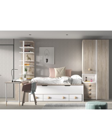 Dormitorio Juvenil J0241 - coleccion formas evolution