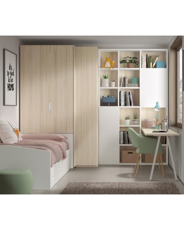 Dormitorio Juvenil J0248 - coleccion formas evolution