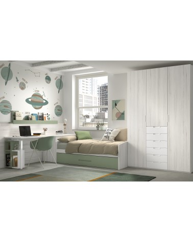 Dormitorio Juvenil J0255 - coleccion formas evolution