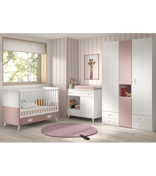 Dormitorio Juvenil J0263 - coleccion formas evolution