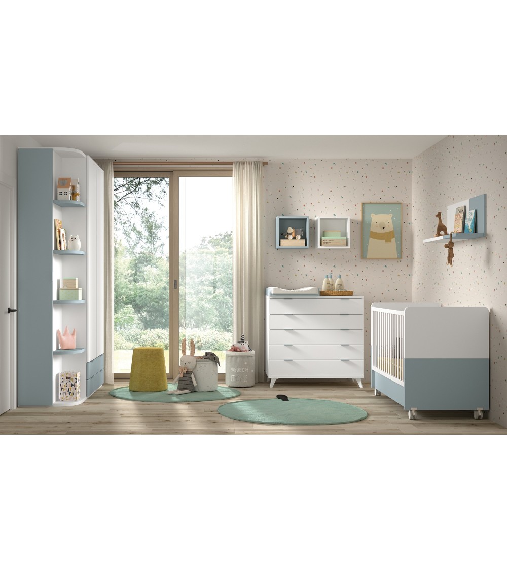 Dormitorio Juvenil J0278 - coleccion formas evolution