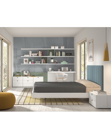 Dormitorio Juvenil J0285 - coleccion formas evolution