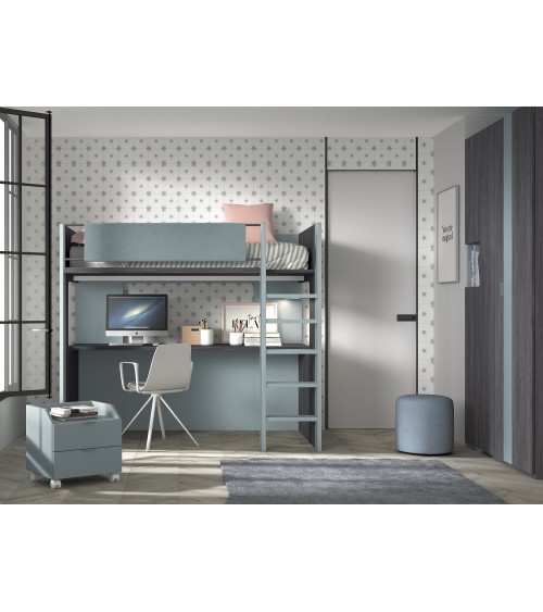 Dormitorio Juvenil J0292 - coleccion formas evolution