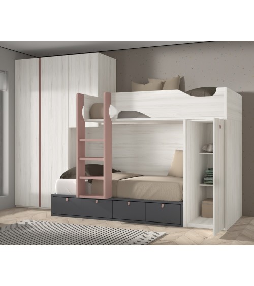 Dormitorio juvenil J0294 - coleccion formas evolution