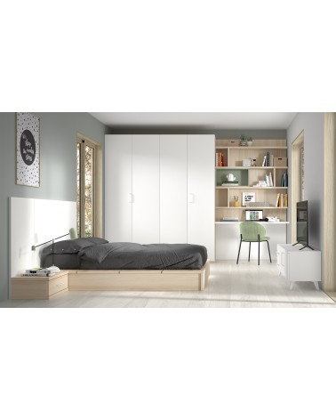 Dormitorio Juvenil J0296 - coleccion formas evolution