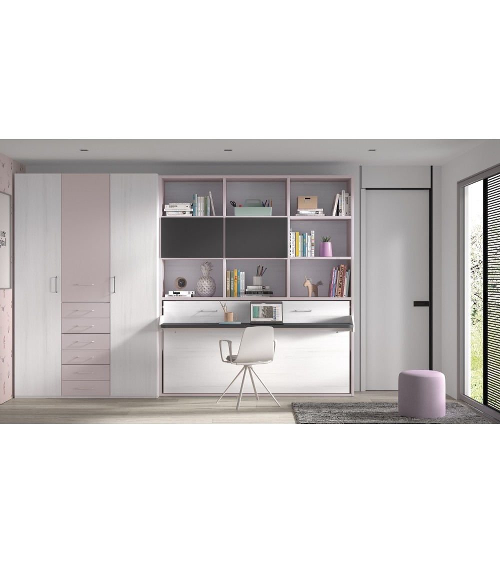 Dormitorio Juvenil J0303 - coleccion formas evolution