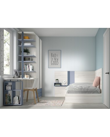 Dormitorio Juvenil J0308 - coleccion formas evolution