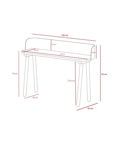 Escritorio LINO mod. 634 en Auxiliares