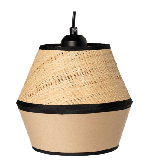 Lámpara sobremesa mod. ROTTA NATURAL/NEGRO en Somcasa