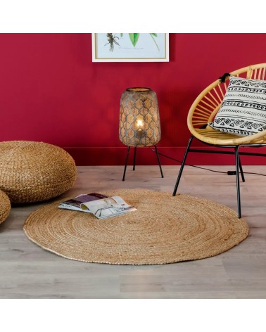 Alfombra circular mod. NATURAL YUTE en Alfombras