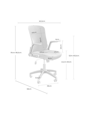 Silla oficina mod. MANCHESTER en Auxiliares