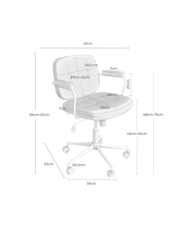 Silla oficina mod. COLUMBIA en Somcasa