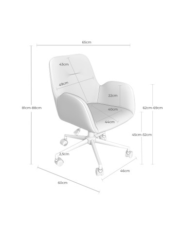 Silla oficina mod. IRVINE en Somcasa