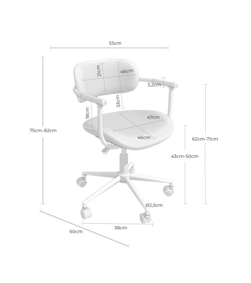 Silla oficina mod. OXFORD en Somcasa