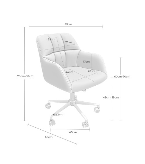 Silla oficina mod. STANFORD en Somcasa