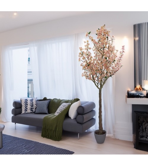 ARBOL ALMENDRO ROSA 300 CM en Plantas artificiales