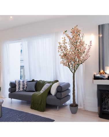 ARBOL ALMENDRO ROSA 300 CM en Plantas artificiales