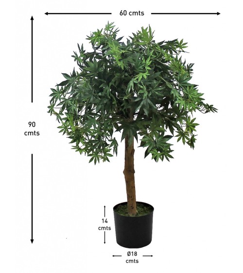 ARBOL ARCE TRONCO NATURAL 90 CM en Plantas artificiales