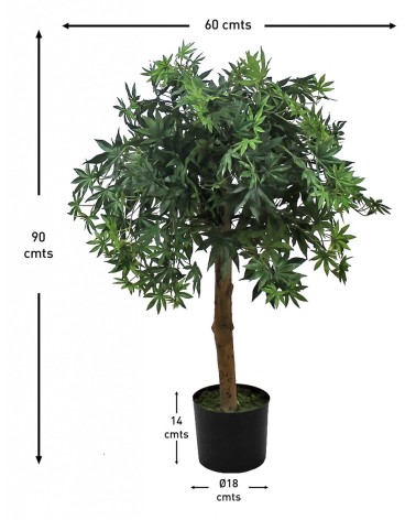 ARBOL ARCE TRONCO NATURAL 90 CM en Plantas artificiales