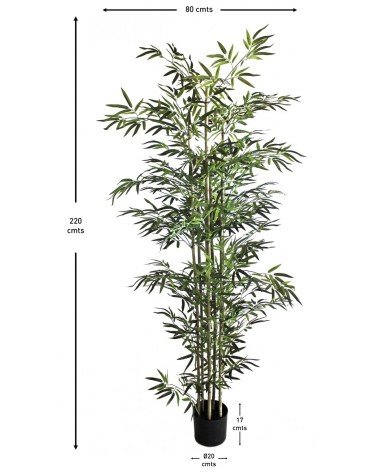 ARBOL BAMBÚ 220 CM en Plantas artificiales