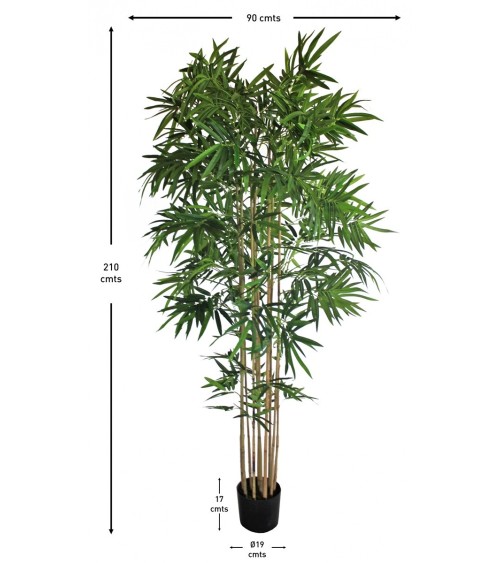 ARBOL BAMBÚ ROYAL TRONCO NATURAL 210 CM en Plantas artificiales