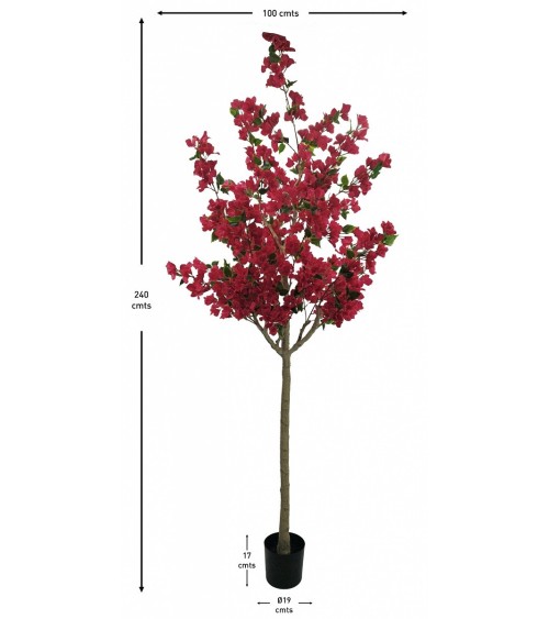 ARBOL BOUGANVILLA 240 CM en Plantas artificiales