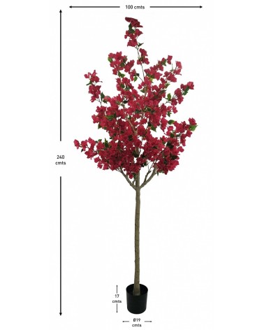 ARBOL BOUGANVILLA 240 CM en Plantas artificiales