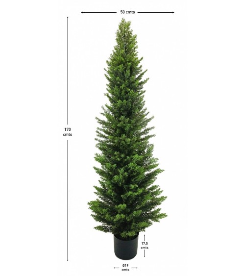 ARBOL CIPRÉS EXTERIOR 170 CM en Plantas artificiales