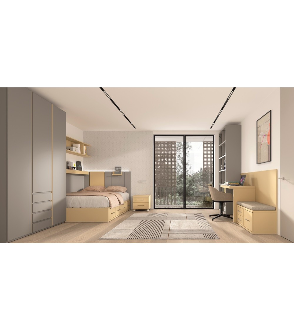 Dormitorio Juvenil J0377 - COLECCION FORMAS EVOLUTION + ADVANCE en ...