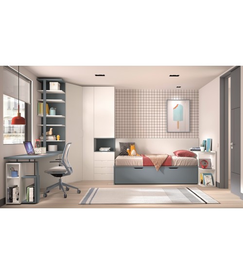Dormitorio Juvenil J0382 - COLECCION FORMAS EVOLUTION + ADVANCE en ...