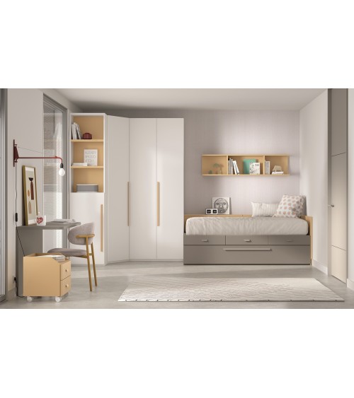 Dormitorio Juvenil J0384 - COLECCION FORMAS EVOLUTION + ADVANCE en ...
