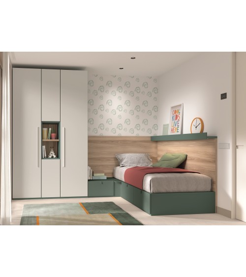 Dormitorio Juvenil J0385 - COLECCION FORMAS EVOLUTION + ADVANCE en ...