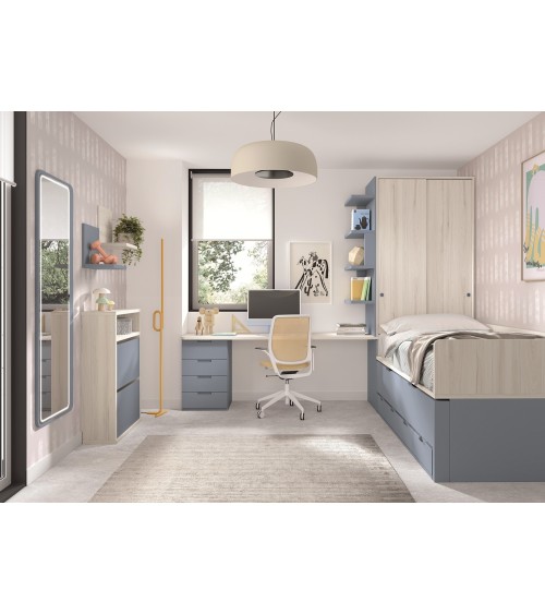 Dormitorio Juvenil J0390 - COLECCION FORMAS EVOLUTION + ADVANCE en ...