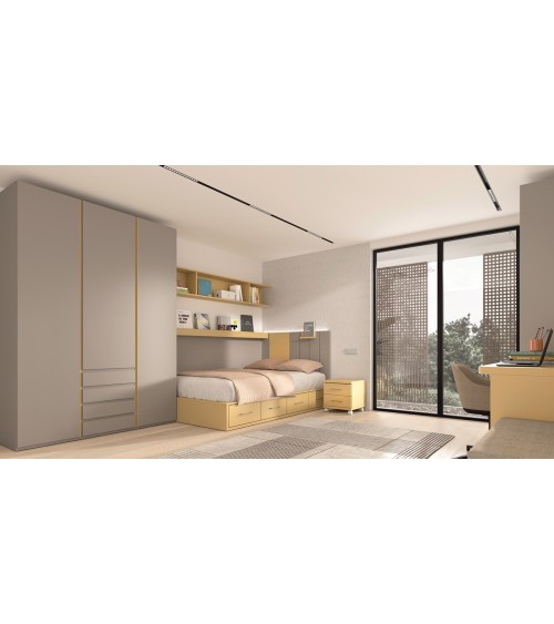 Dormitorio Juvenil J0377 - COLECCION FORMAS EVOLUTION + ADVANCE en ...