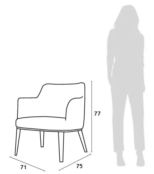 Butaca mod. MARSELHA en Auxiliares