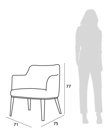 Butaca mod. MARSELHA en Auxiliares