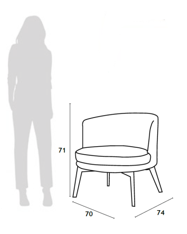 Butaca mod. FLEURY en Auxiliares