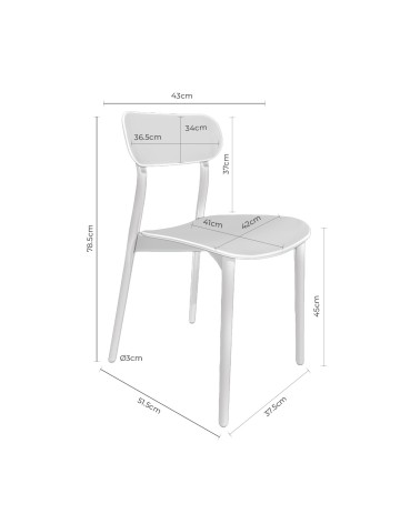 Silla mod. GRETA en Somcasa