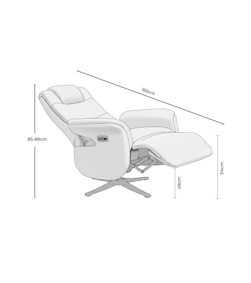 Butaca relax mod. SATOMI en Somcasa