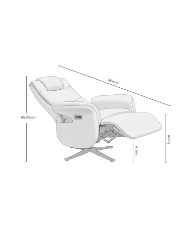 Butaca relax mod. SATOMI en Somcasa