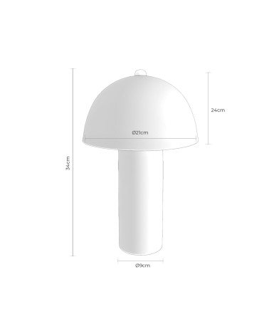 Lámpara sobremesa mod. ANTAS en Lámparas