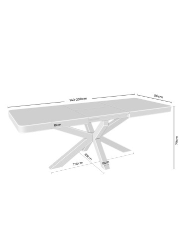 Mesa mod. GLADYS en Somcasa