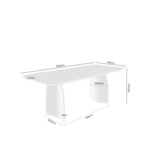 Mesa mod. KIMBERLY en Somcasa