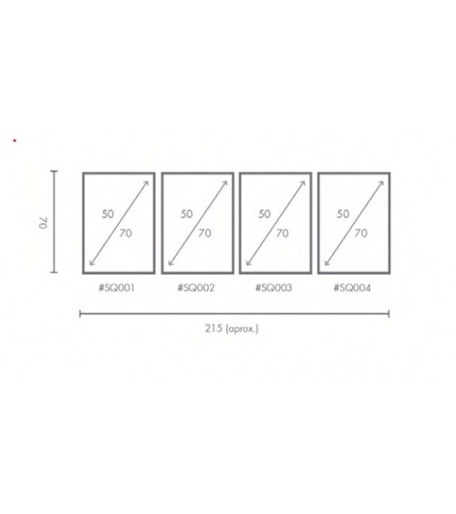 Composición mod. COORDENADAS en Cuadros