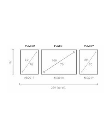 Composición mod. VERANO en Cuadros