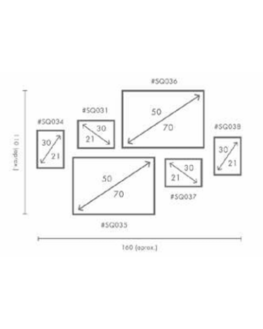 Composición mod. EUPHORIA en Cuadros
