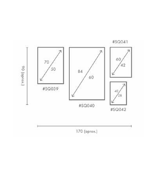 Composición mod. INVERSE en Cuadros