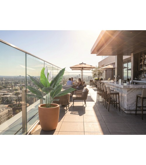 ESPATIFILIO BLANCO EXTERIOR 90 CM en Plantas artificiales